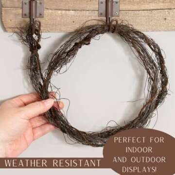 Artificial Grapevine Garlands Set of 4 for Year-Round Decor