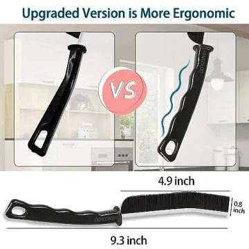 HENGDLOO 5 PCS Hard Bristle Crevice Cleaning Brush,Thin Crevice Cleaning Brushes for Household Use, Multifunctional Cleaning Tools for Narrow Corner Tight Spaces