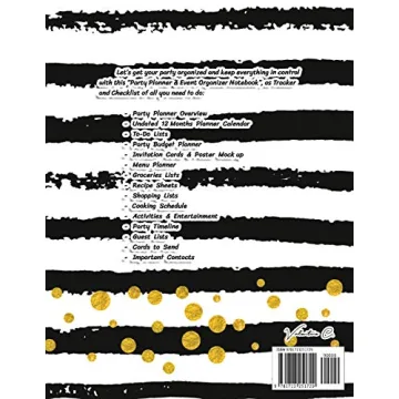 Party Planner Event Organizer Notebook Simple Yet Elegant