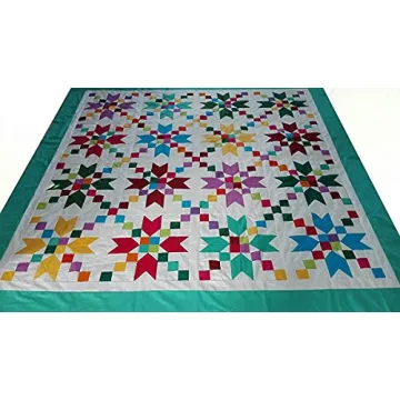 Multicolor Cotton Fabric Bundle Squares for Quilting