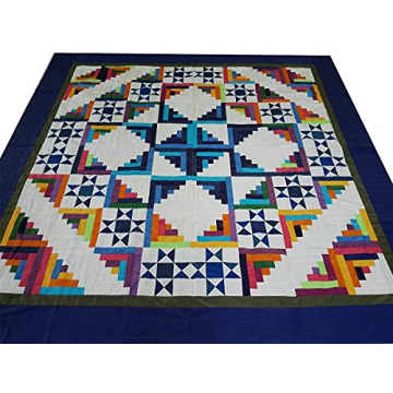 Multicolor Cotton Fabric Bundle Squares for Quilting