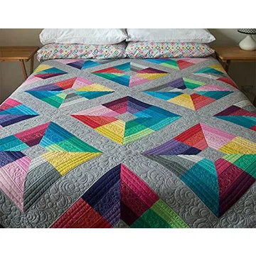 Multicolor Cotton Fabric Bundle Squares for Quilting