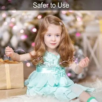 JMEXSUSS 4 Pack Pink LED Fairy Lights for Valentine's Day