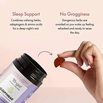 Winged Wellness Sleepyhead Gummies - Natural Sleep Support for Women