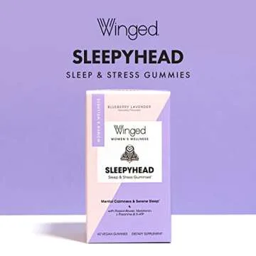 Winged Sleepyhead Gummies for Women - Relaxing Sleep Aid
