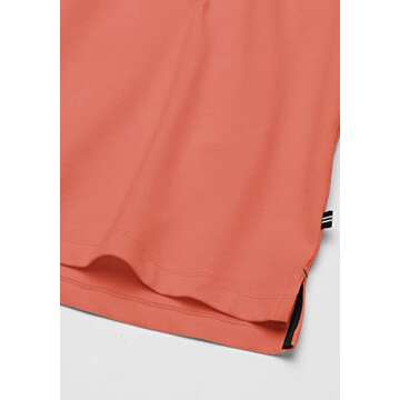Nautica Men's Solid Cotton Pique Polo Shirt - Pale Coral