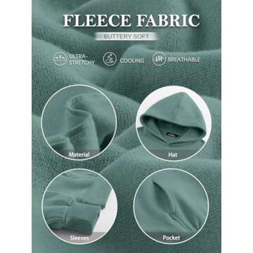 Trendy Queen Womens Oversized Hoodies Fleece Sweatshirts Long Sleeve Sweaters Pullover Fall Outfits Winter Clothes Lake L