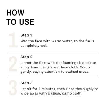 Eye Envy Tear Stain Facial Cleanser for Dogs and Cats. Washes Away Crusty Eye Debris, Eye Boogers, Eye Discharge. Tearless Foaming Formula. Treats The Cause of Staining. All-Natural. 8.45 fl. oz.