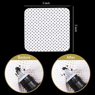 Lash Extension Supplies 200PCS Lint Free Adhesive Wipes Eyelash Extensions Glue Wipes Super Absorbent Nail Polish Remover Wipes Adhesive Nozzle Wipes Cotton Free Non-Woven Fabric Pads by GEMERRY