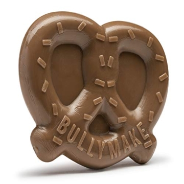 BULLYMAKE Durable Nylon Pretzel Chew Toy for Dogs