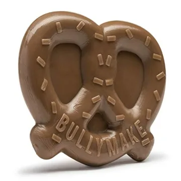 BULLYMAKE Durable Nylon Pretzel Chew Toy for Dogs