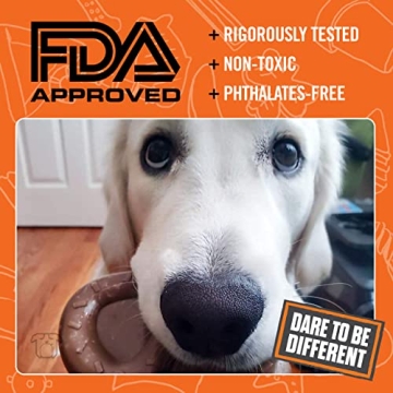 BULLYMAKE Durable Nylon Pretzel Chew Toy for Dogs