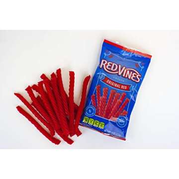 Red Vines Original Red Licorice Twists - Soft & Chewy 4 oz (Pack of 24)