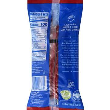 Red Vines Licorice Twists, Original Red Flavor, 4 oz Pack