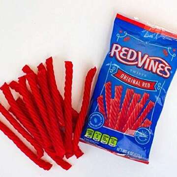 Red Vines Licorice Twists, Original Red Flavor, 4 oz Pack