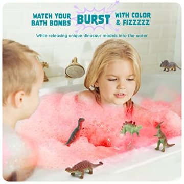 Dan&Darci Dino Egg Bath Bombs - Fun for Kids Ages 6-8