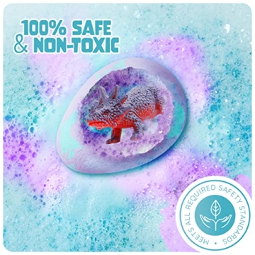 Dan&Darci Dino Egg Bath Bombs - Fun for Kids Ages 6-8
