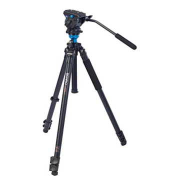 Benro A2573FS4 Single Leg Video Tripod Kit, Black