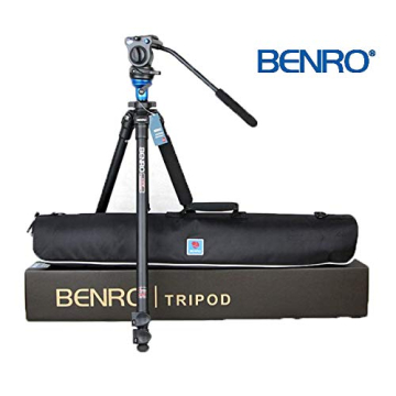 Benro A2573FS4 Single Leg Video Tripod Kit, Black