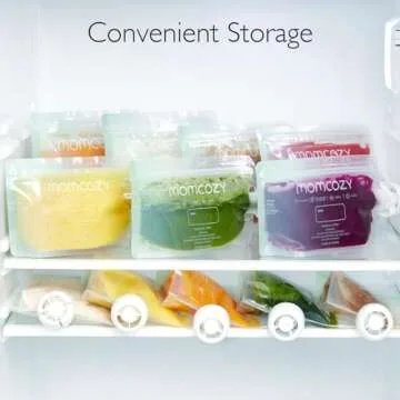 Momcozy Reusable Baby Food Pouches - Eco-Friendly & BPA-Free