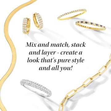 RS Pure Golden Single Ear Cuff - Effortless Elegance