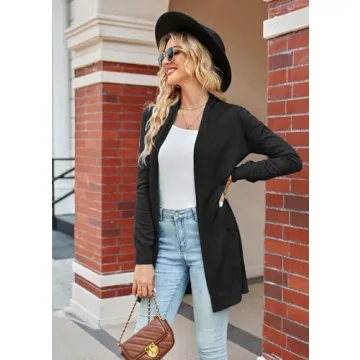 Essential Grace Karin Open Front Cardigan for Women