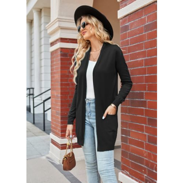 Essential Grace Karin Open Front Cardigan for Women