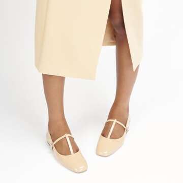 C.Paravano Women's Mary Jane Flats | Comfortable & Stylish