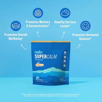 Nello SuperCalm Powdered Drink Mix - Relaxation and Focus Supplement