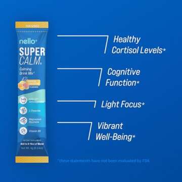 Nello SuperCalm Powdered Drink Mix - Relaxation and Focus Supplement