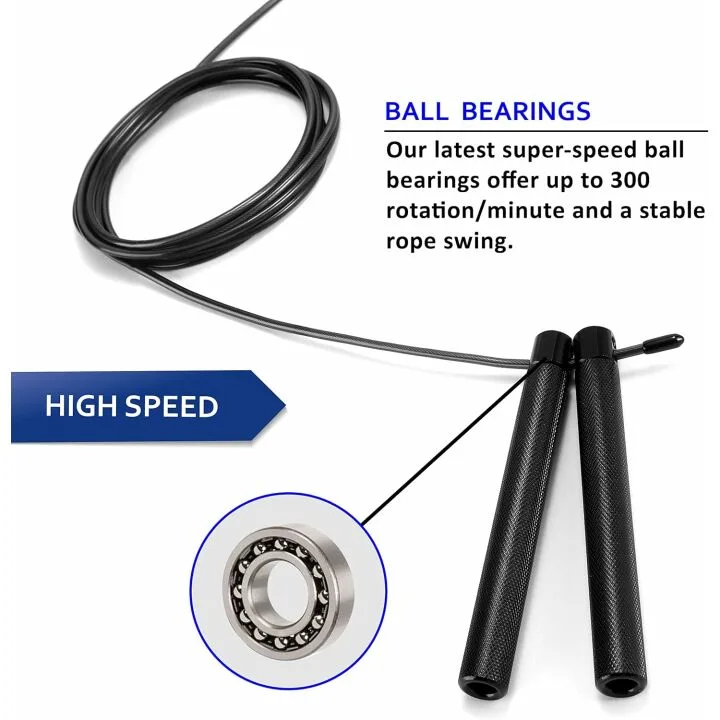 HUEY Speed Jump Rope - Adjustable & Durable for All