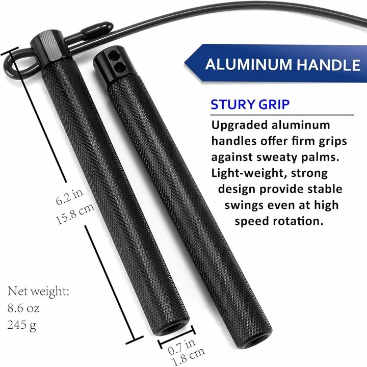 HUEY Speed Jump Rope - Adjustable & Durable for All
