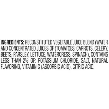 V8 Low Sodium Original 100% Vegetable Juice - Nutritious Choice