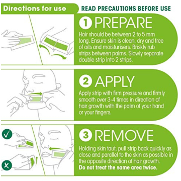 Nad's Facial Wax Strips – Easy Facial Hair Removal at Home