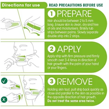 Nad's Facial Wax Strips – Easy Facial Hair Removal at Home
