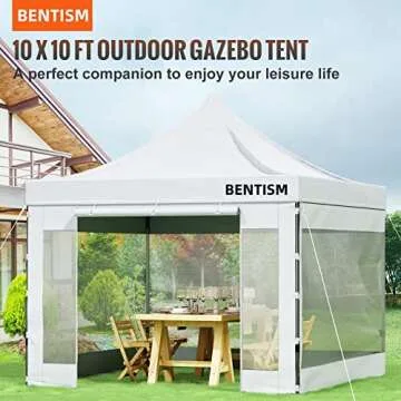 VEVOR 10x10 Pop Up Canopy Tent for Outdoor Events