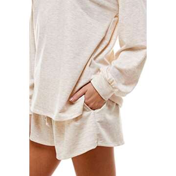 MINT PLUS PINK Women's Heart Print Pajama Set