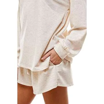 MINT PLUS PINK Women's Heart Print Pajama Set