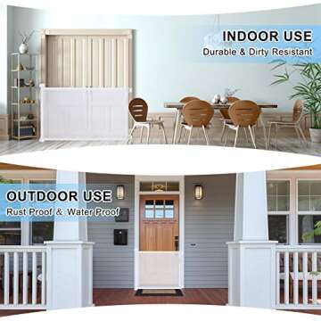 PRObebi Retractable Baby Gate for Kids and Pets