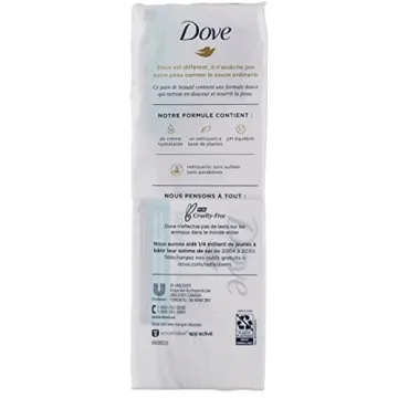 Dove Sensitive Skin Beauty Bar, Gentle Cleanser for Delicate Skin