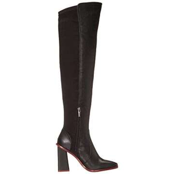 Vince Camuto Women's Footwear Women's DREVEN Over The Knee Boot, Black, 7.5