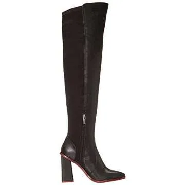 Vince Camuto Women's Footwear Women's DREVEN Over The Knee Boot, Black, 7.5