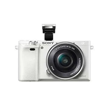 Sony Alpha a6000 White Interchangeable Lens Camera with E PZ 16-50mm F3.5-5.6 OSS - International Version (No Warranty)