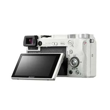 Sony Alpha a6000 White Interchangeable Lens Camera with E PZ 16-50mm F3.5-5.6 OSS - International Version (No Warranty)