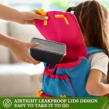 Meal Prep Containers 50Pack - 34oz Food Storage Containers with Lids, Reusable Food Prep Containers, Disposable To Go food Containers, BPA Free, Stackable, 1000ml, Takeout, Microwave/Freezer Safe