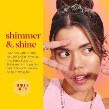 Burt's Bees Shimmer Lip Tint Moisturizing Lip Care Gift Set