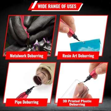 AFA Tooling Deburring Tool with Extra Blades for Precision