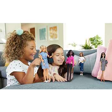 Barbie Campaign Team Giftset – 4 Dolls & Accessories for Role Play