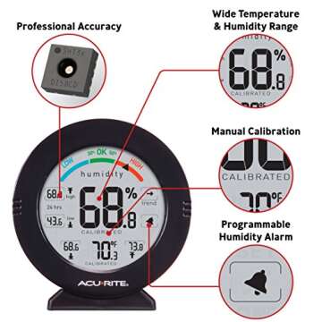 AcuRite Pro Accuracy Temperature and Humidity Gauge