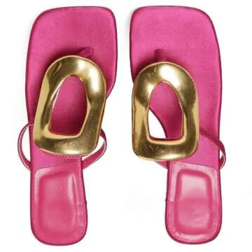 Stylish AMINUGAL Heeled Sandals for Women - Summer Comfort